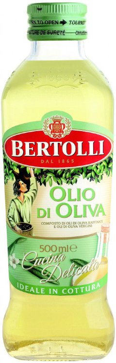 Масло оливковое для жарки Bertolli Cicina Delicata, 0,5 л.