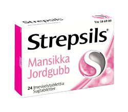 Strepsils Mansikka, клубника, 36 шт.