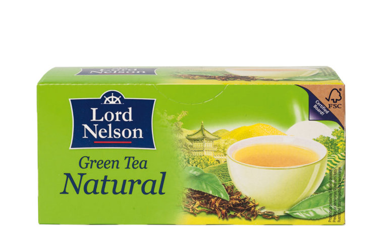 Чай зеленый Lord Nelson Natural, 25 пак.