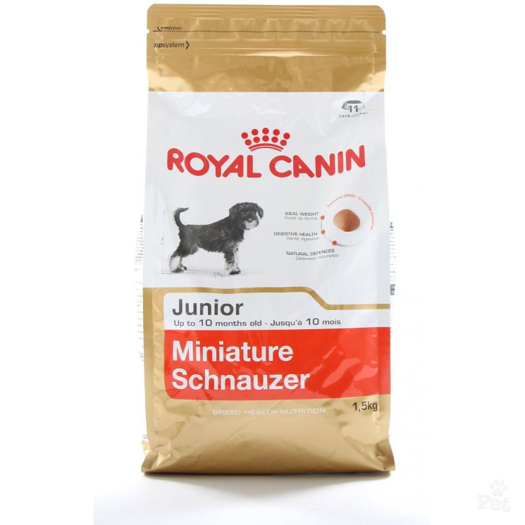 Сухой корм для собак Royal Canin Mini Schnauzer Junior, 1.5 кг