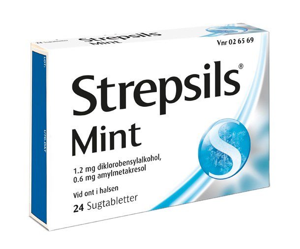Strepsils Mint, мята, 24 шт.