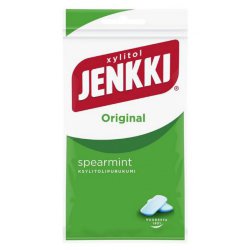 Жевательная резинка Jenkki original spearmint, мята, 100 гр.