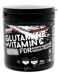 Leader Glutamiini+vitamin C, 300 гр.