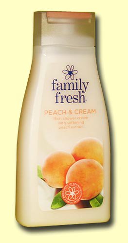 Крем гель для душа Family Fresh peach crem, персик, 500 мл.