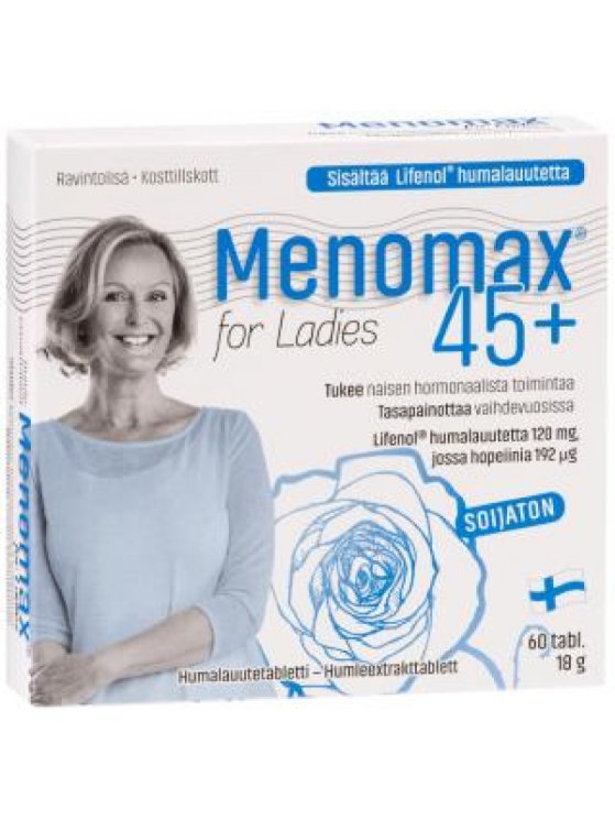 Витамины Menomax 45+, 60 табл.