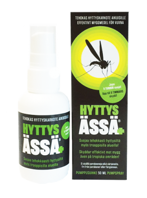Спрей от комаров Hyttys Assa+, 50 мл.