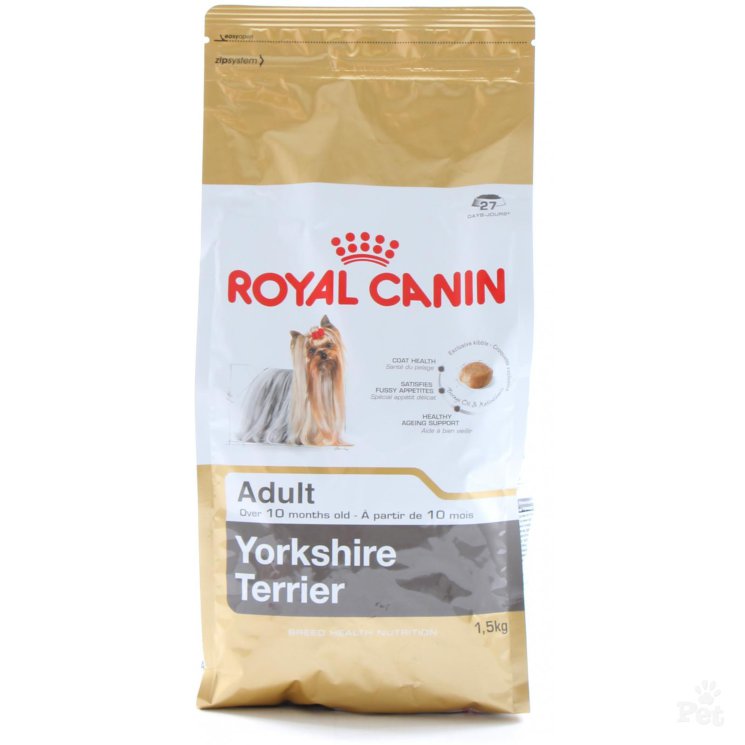 Сухой корм для собак Royal Canin Yorkshire Terrier Adult, 1.5 кг