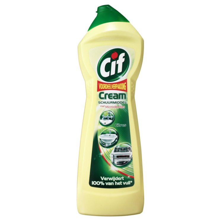 Cif Cream Citrus, средство для чистки, запах лимона, 500 мл