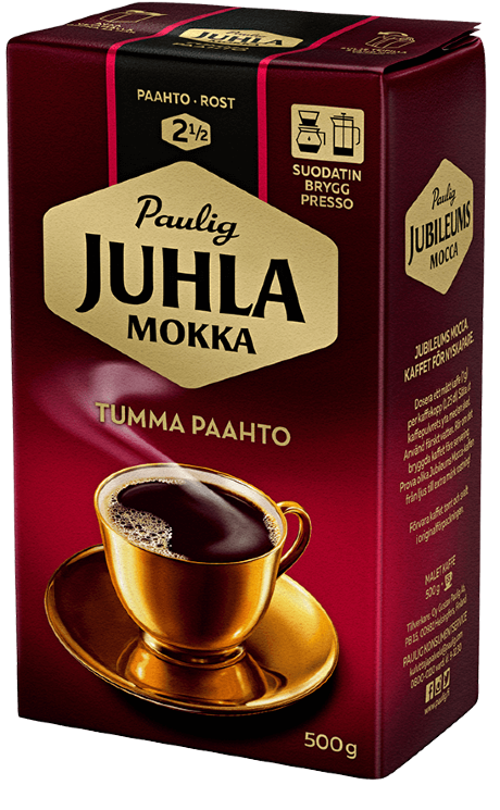 Кофе молотый Juhla Mokka tumma paahto, 500 гр.