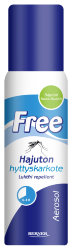 Free Hajuton Hyttyskarkote, защитный аэрозоль от насекомых, 75 мл.