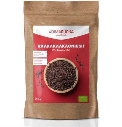 Какао Voimaruoka Raakakaakaonibsit, 200 гр.