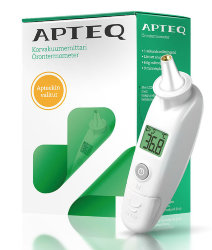 Термометр ушной Apteq Korvakuumemittari
