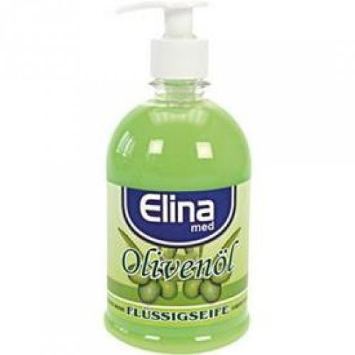 Жидкое оливковое мыло для рук Elina Med Olivenol, 500 мл.