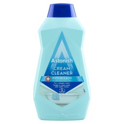 Крем для очистки  поверхностей Astonish Cream Cleaner with bleach, 500 мл.