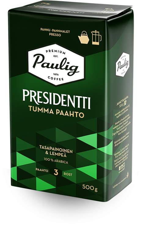 Кофе молотый Presidentti Tumma Paahto, 500 гр