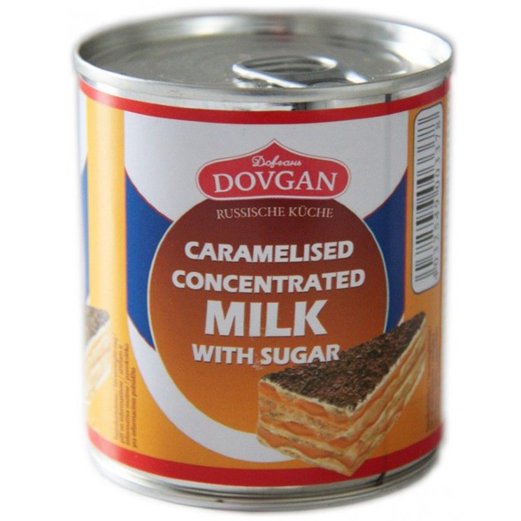 Сгущенное молоко Dovgan Maito-Tiiviste Karamellisoitu, 375 гр.