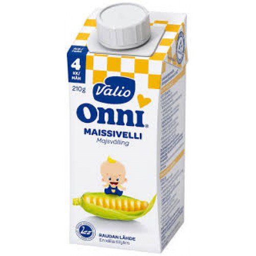 Valio Onni maissivelli 4+ Вэллинг с кукурузой, 215 гр., с 4 мес.