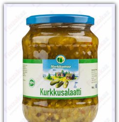Огуречный салат Herkkumaa Kurkkusalaatti, 440 гр.