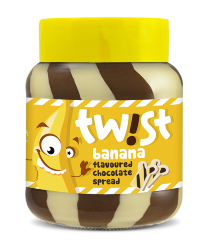 Шоколадно банановая паста Twist Banana, 400 гр.
