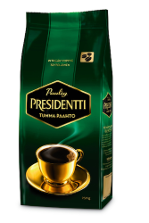 Кофе в зернах Presidentti Tumma Paahto, 3 ст. обжарки, 1 кг
