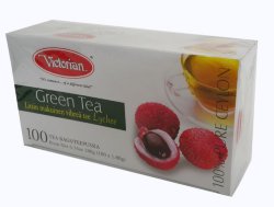 Зелёный чай с личи  Victorian Green Tea Lychee, 100 пак.