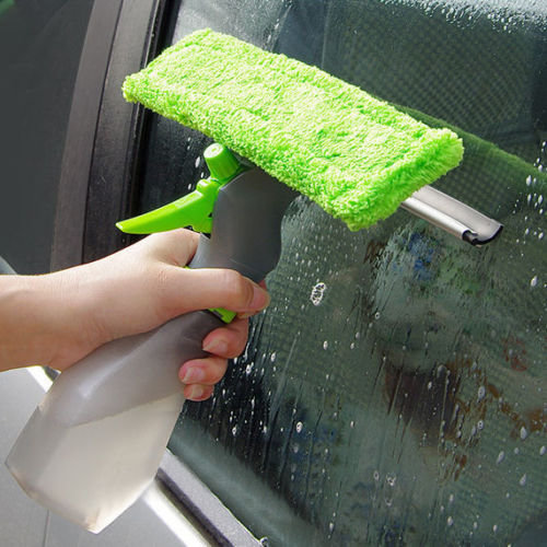 Щетка для мытья окон, с распылителем