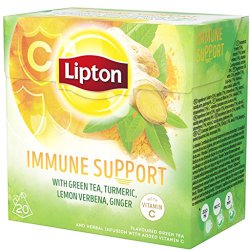 Чай зеленый Lipton Immune Support, 20 пак.