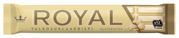 Белый шоколад без глютена Royal Cluteeniton Valkosuklaakrispi, 42 гр.