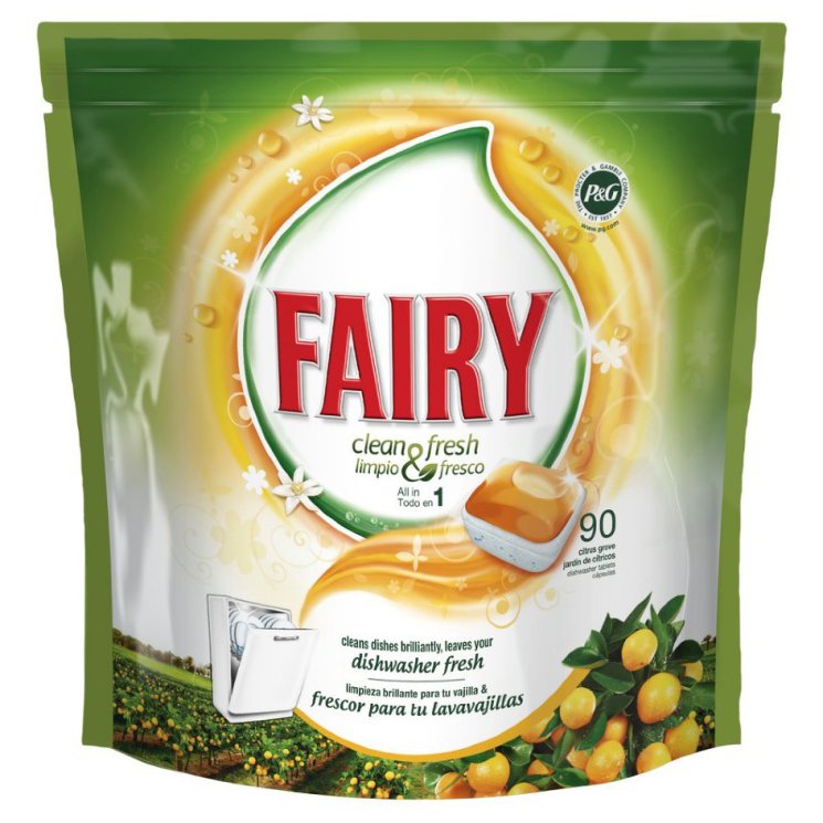 Таблетки для ПММ Fairy Fresh Citrus All in One, 60 шт.