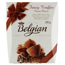 Трюфели бельгийские Belgian Fancy Truffles Cocoa, какао, 200 гр.