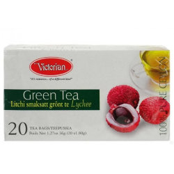 Чай Victorian 20пак зеленый с личи