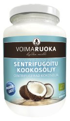 Кокосовое масло Премиум Voimaruoka Luomu Sentrifugoitu Kookosoljy, 450 гр.