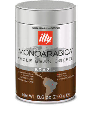 ILLY Monoarabica Brazil кофе в зернах, 250 г.