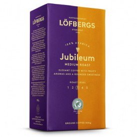 Кофе молотый Lofbergs Jubileum Medium Roast, 3 ст. обжарки, 500 гр.