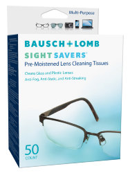 Салфетки для очковых линз Bausch+Lomb Sight Savers, 50 шт.