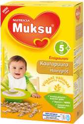 Nutricia Muksu Kaurapuuro 5+ Каша сухая овсяная, 250 гр., с 5 мес.