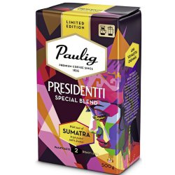Кофе молотый Paulig Presidentti Special Blend Sumatra, 500 гр.