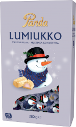 Конфеты белый шоколад Panda Lumiukko, 280 гр.