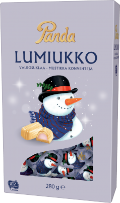 Конфеты белый шоколад Panda Lumiukko, 280 гр.
