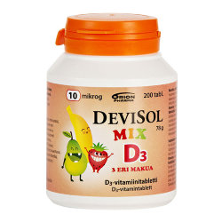 Devisol Mix D3, витамин Дз, 200 таб