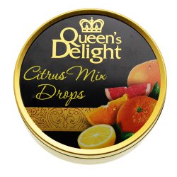 Леденцы Queens Delight Citrus Mix drops, цитрус, 150 гр.