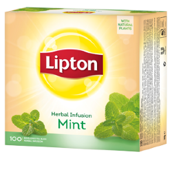 Чай травяной Lipton Herbal infusion mint, мята, 100 пак.
