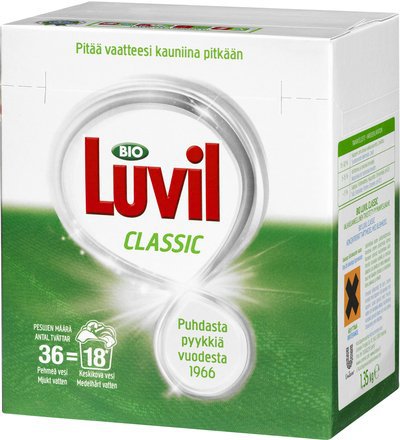 Порошок для стирки  Bio Luvil Classic, 1,6 кг.