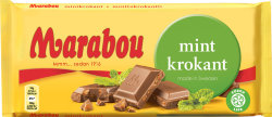 Шоколад  Marabou, мята с карамелью, 200 гр.