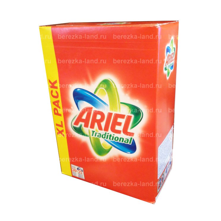 Стиральный порошок Ariel Traditional XL Pack, 1,634 кг.