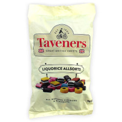 Лакричные конфеты Taveners Liquorice Allsorts, 1 кг.