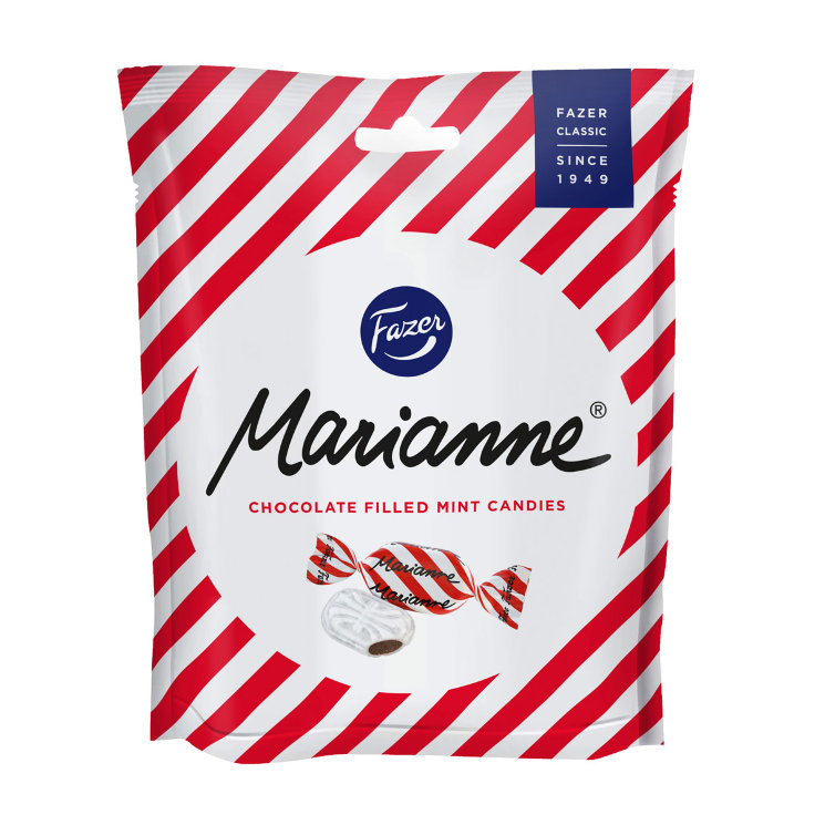 Конфеты Fazer Marianne chocolate mint candies, 220 гр.