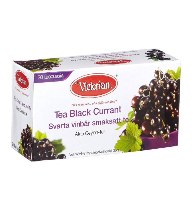 Чай черный Victorian Tea Black Currant, 100 пак. 180 гр.