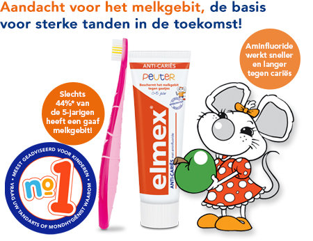 Elmex Peuter Anti-Caries Зубная паста для детей 0-5 лет, 75 мл.