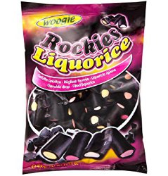 Лакричные конфеты Woogie Rockies Liquorice, 400 гр.